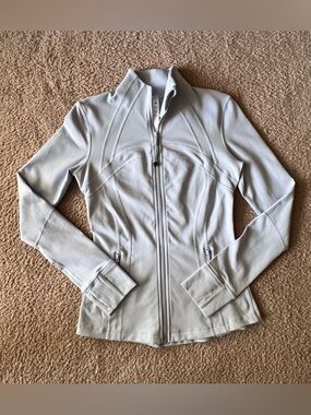 Lululemon Define Jacket Daydream Sz 4 Periwinkle Blue W4AWKS